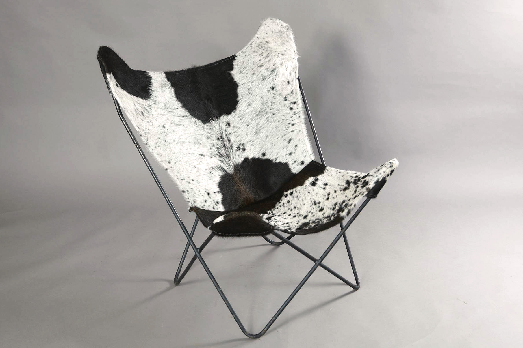 Butterfly Chair With Original Iron Frame By Knoll Jens Buettner